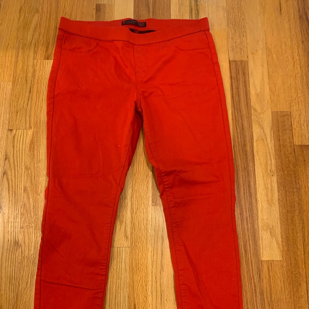 Women Red dress pants